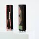 Large Art Deco vase in black and red opaline glass Anatole Riecke 1938