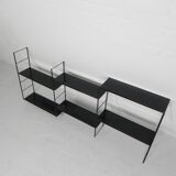 Vintage modular wall rack, wall unit, 1960s