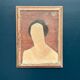 Original Swedish Oil On Canvas – “Portrait” By Fred – Dated 51
