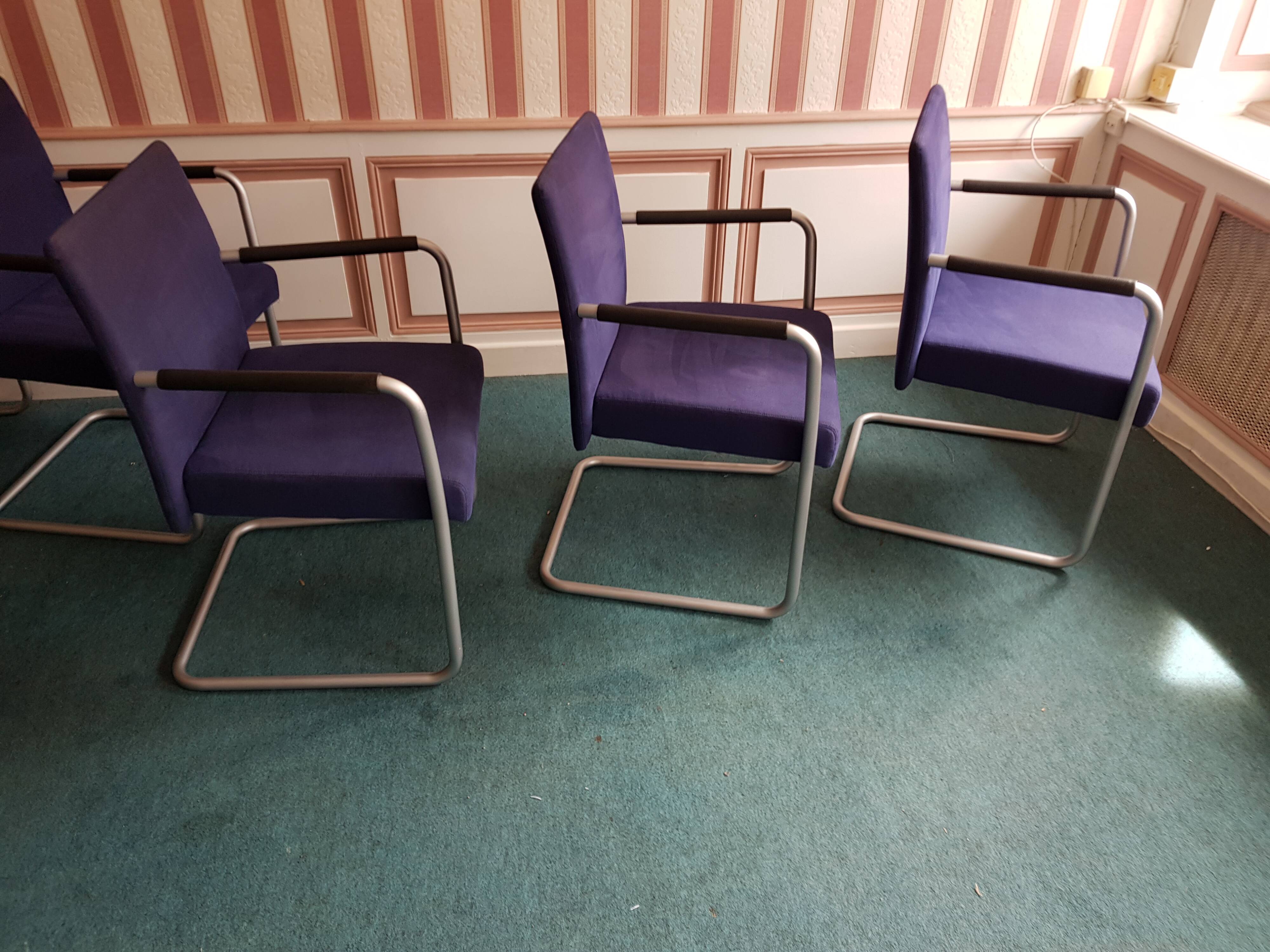 Suite de 6 chaises Walter Knoll par Eoos ligne jason modèle 1519
