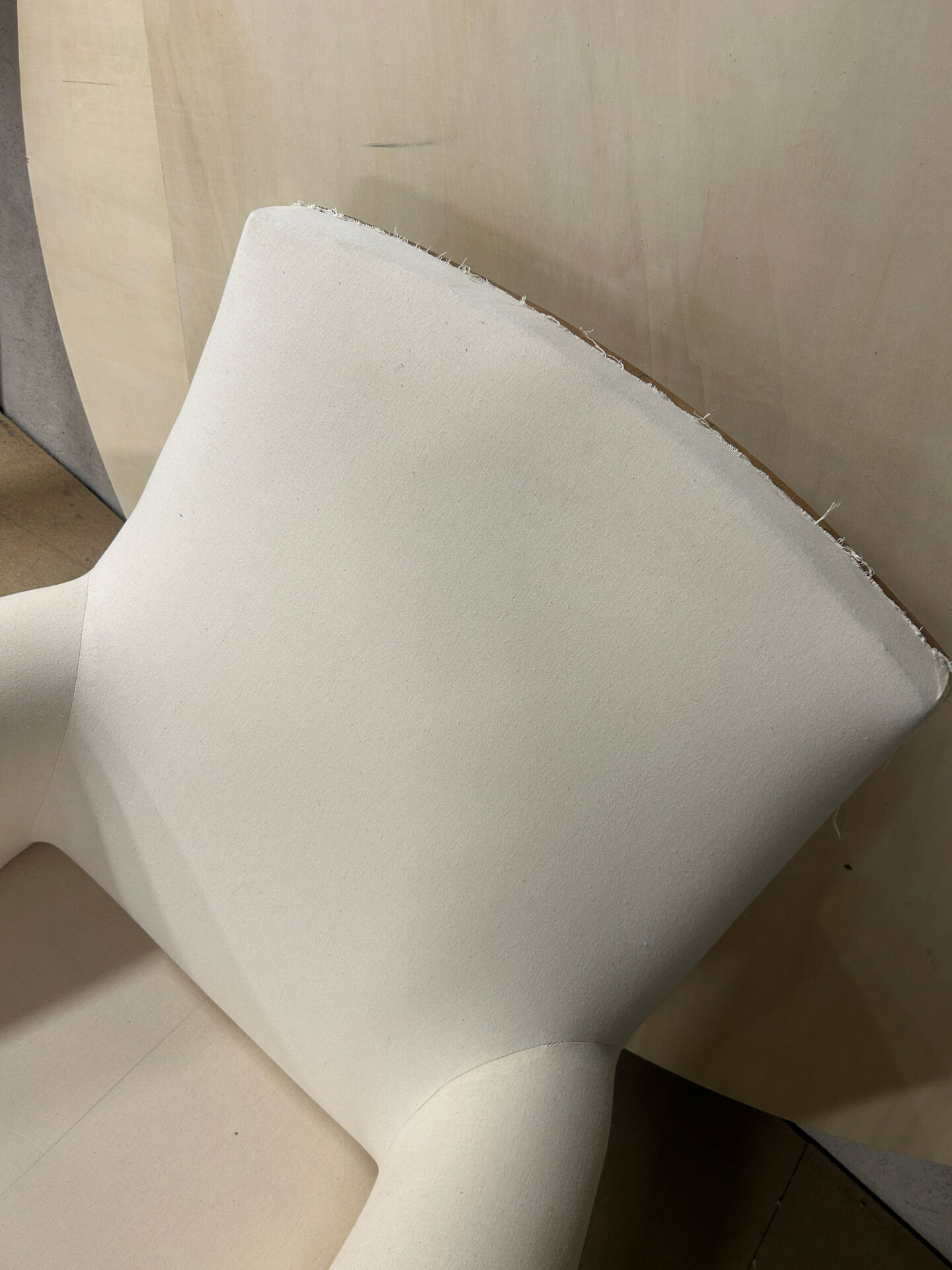 Fauteuil anglais en blanc