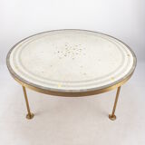 Round Mosaic Coffee Table by Berthold Müller, 1950s