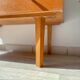 Vintage Scandinavian commode from the 1950s – Wooden furniture with 3 drawers, Nordic furniture, retro storage.