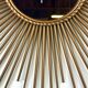 Sun Mirror Chaty Vallauris in gilded metal 1950s/60s
