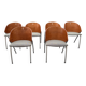 Set of 6 Dutch Lande chairs from the 80s