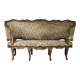 Louis XV carved wood basket seat, 18th century
