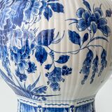 Large Royal Delft ceramic table lamp hand-painted for the 300th anniversary, 1953.