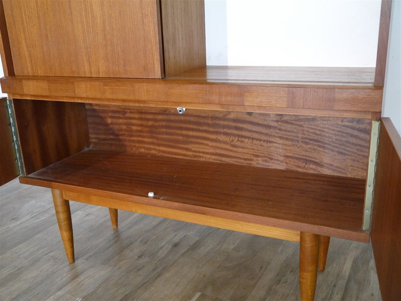 Scandinavian teak sideboard or library 1960