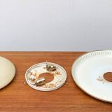 Metal and glass ceiling light in mid-century style, 1960s.