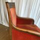 Fauteuil Bergère aux dauphins noyer