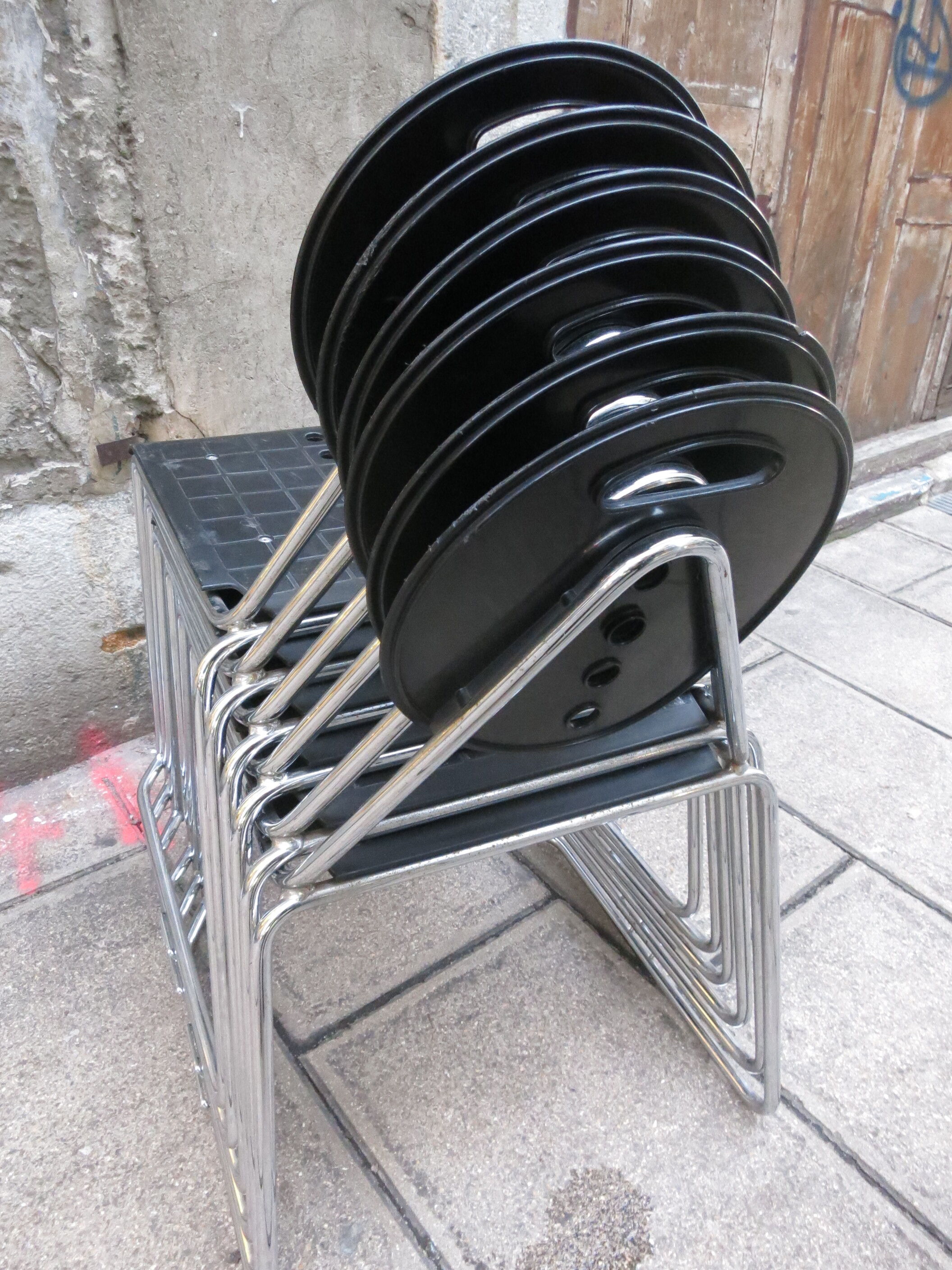 6 chairs CHARLIE Carlo BIMBI & GIOACCHINI