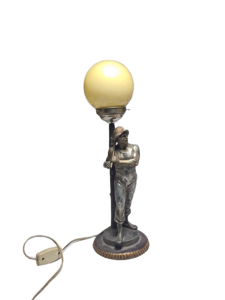 Art Deco bedside lamp, Poland, 1950s