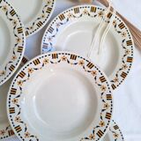Gien 456 soup plates