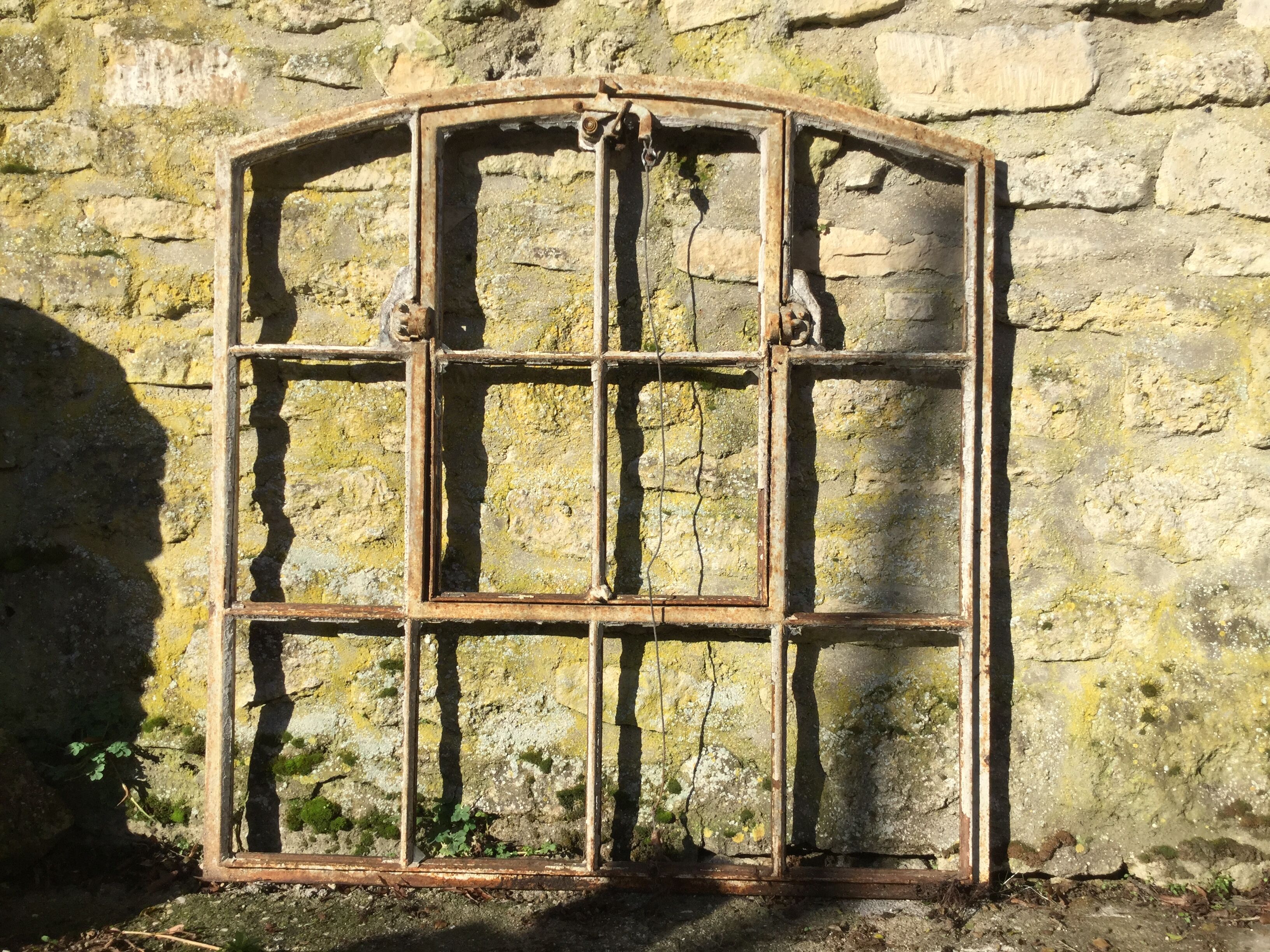 Former cast iron factory window