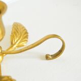 Pair of brass candlesticks