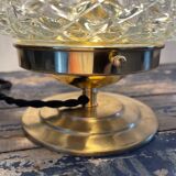 Table lamp diamond tip globe