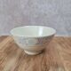 Small antique flowered bowl – vintage earthenware, very pretty decoration.