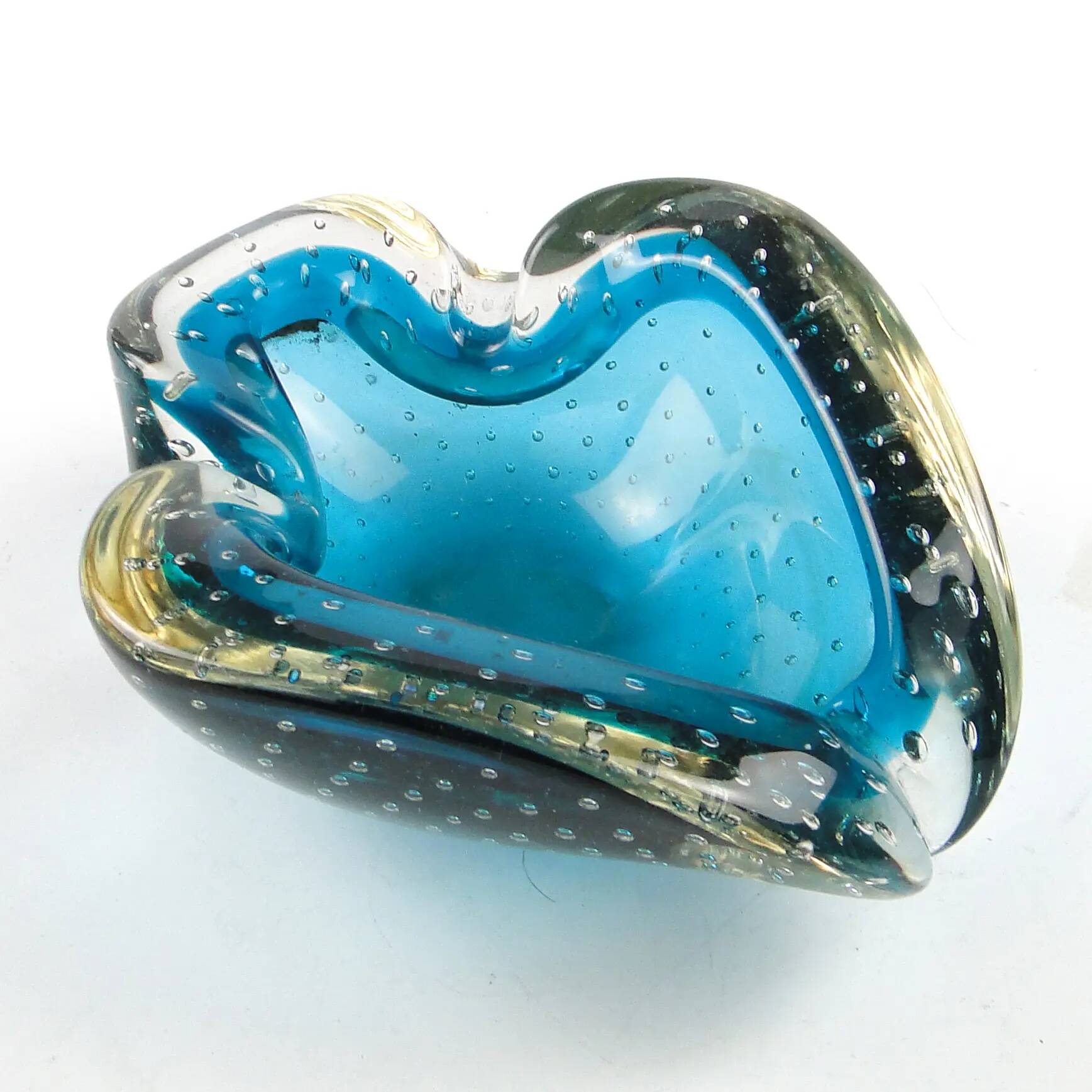 Organizer, Sommerso, Murano glass, Italy, 1950s
