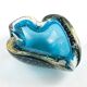 Organizer, Sommerso, Murano glass, Italy, 1950s