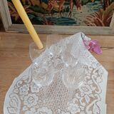 Crystal D'Arques footed glasses