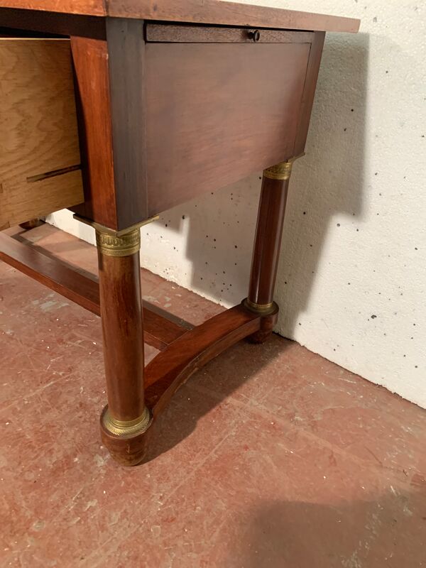 Bureau de style Empire en acajou et placage XX siècle