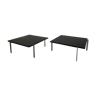 Paire de tables basse PK61 de Poul Kjaerholm design 1980 by Fritz Hansen