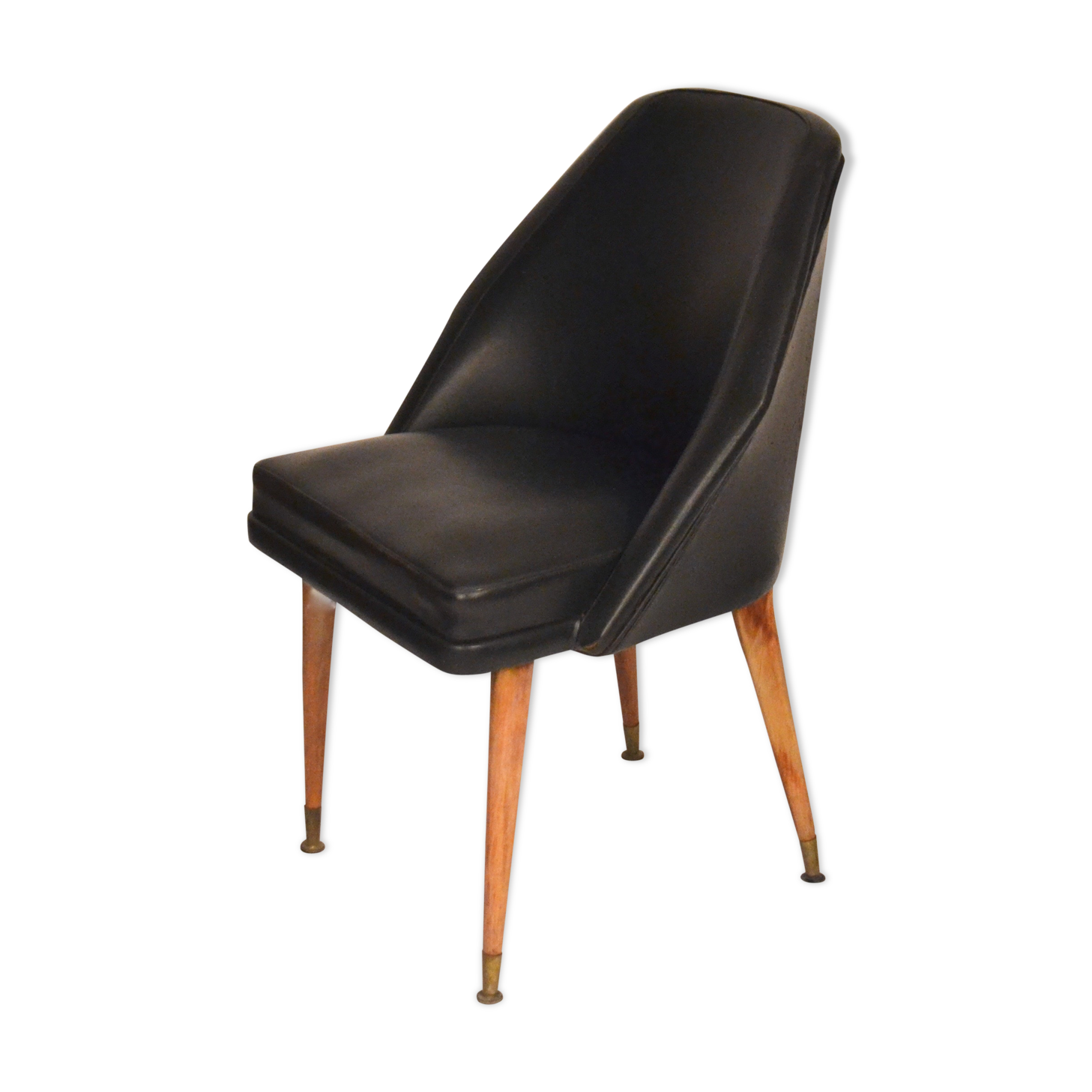 Armchair in leatherette vintage