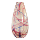 Murano vase with coloured lines, Italy, 1950s