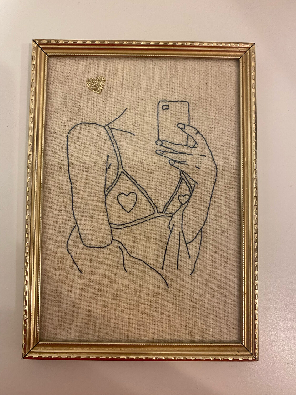Framed embroidery