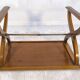 Beautiful pair of vintage teak tables – Serving table - Benoit-Guyot Lyon