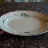 Plat ovale  Ancien.Orchier