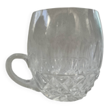 5 small cut crystal cups