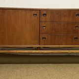 Schreiber Scandinavian teak veneer sideboard