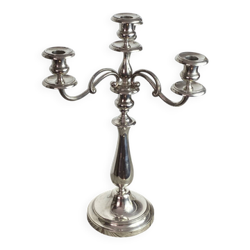 Silver-plated metal chandelier with 4 lights, Christofle