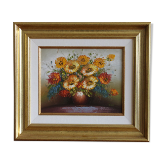 Huile sur toile de Cox