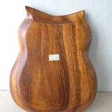 Teak shaped serving dish, early 1970
