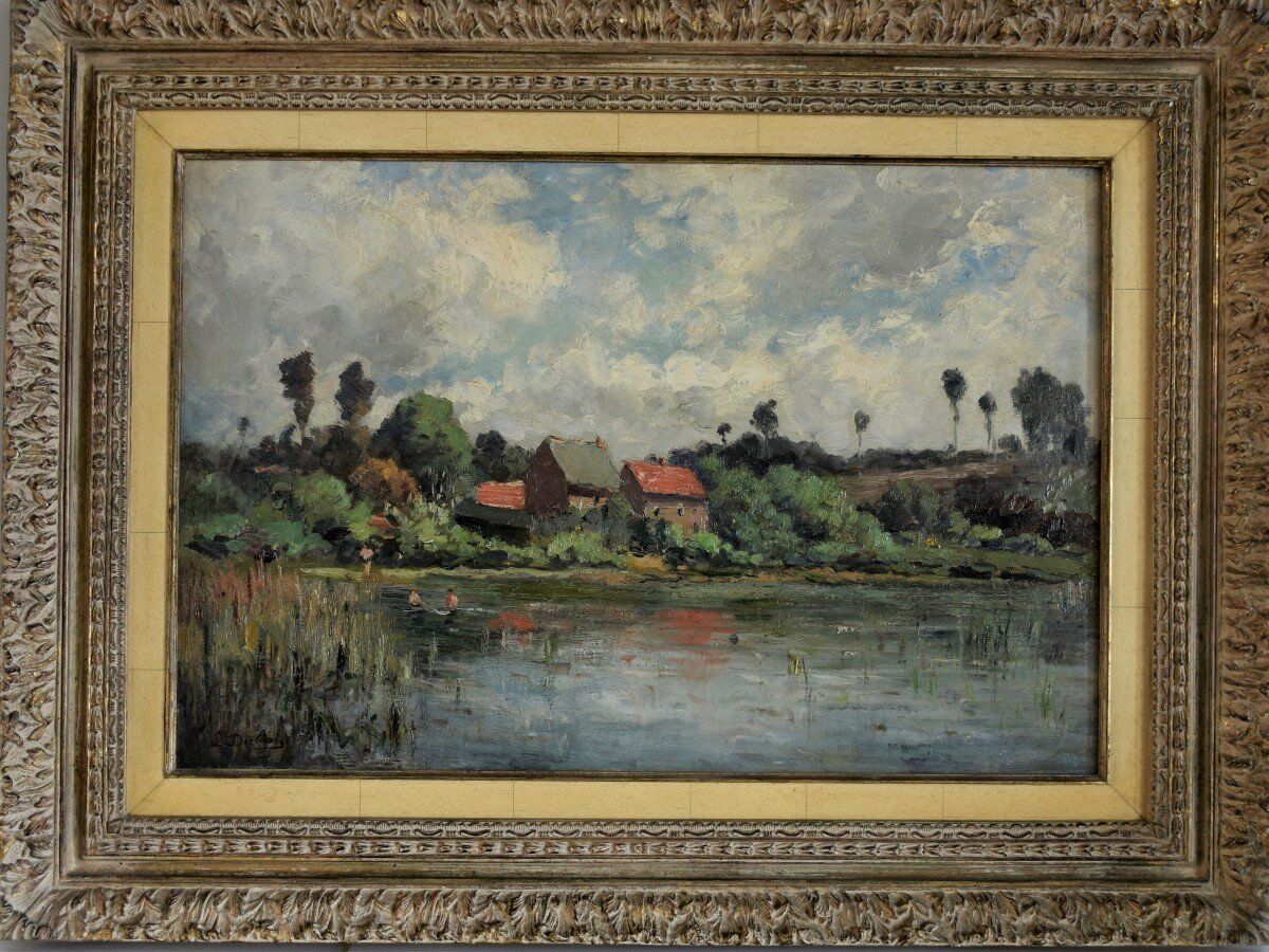 Painting Dubois Louis 1830-1880