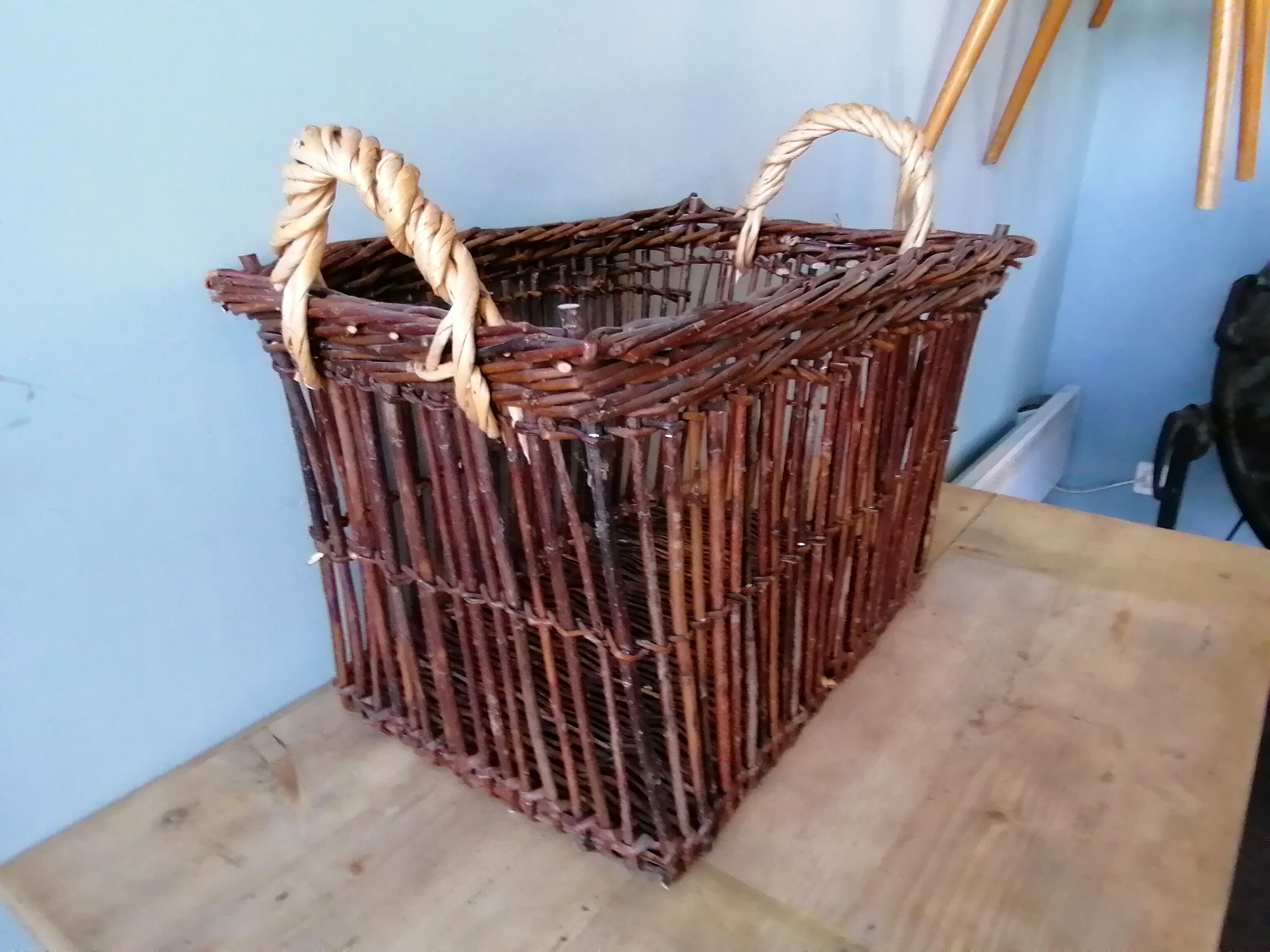 Wicker basket, rattan