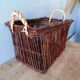 Panier en osier rotin