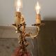 Pair of antique Rococo wall sconces in Louis XV style.