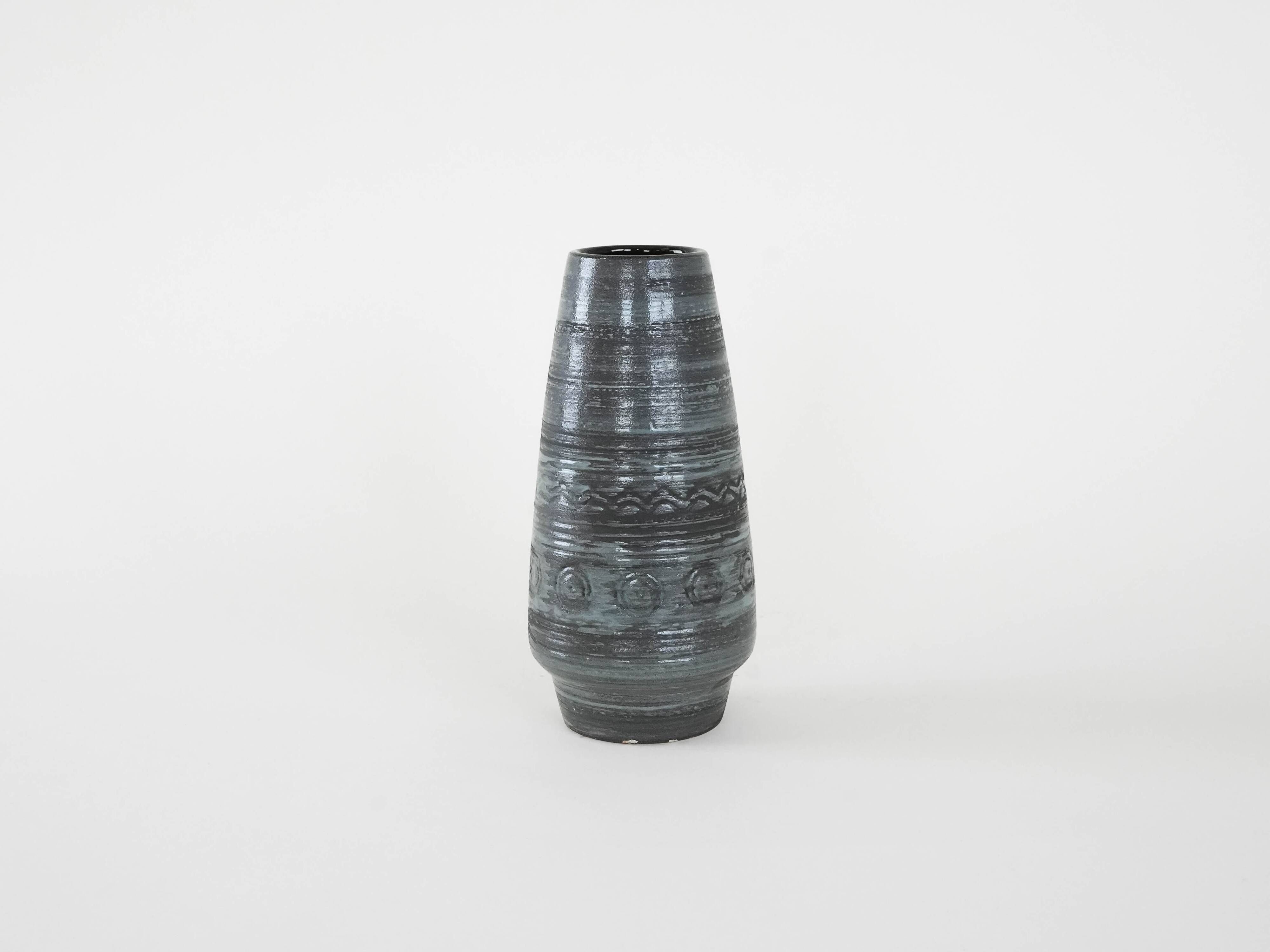 Ceramic vase, Danish design, 1960s, made in Denmark