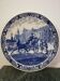 Grand plat en faïence de Delt Blauw Chemkefa