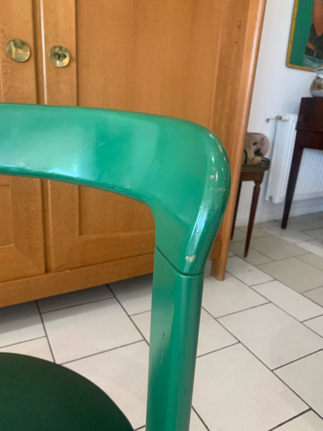 Bruno Rey Vintage Green Chair (4)