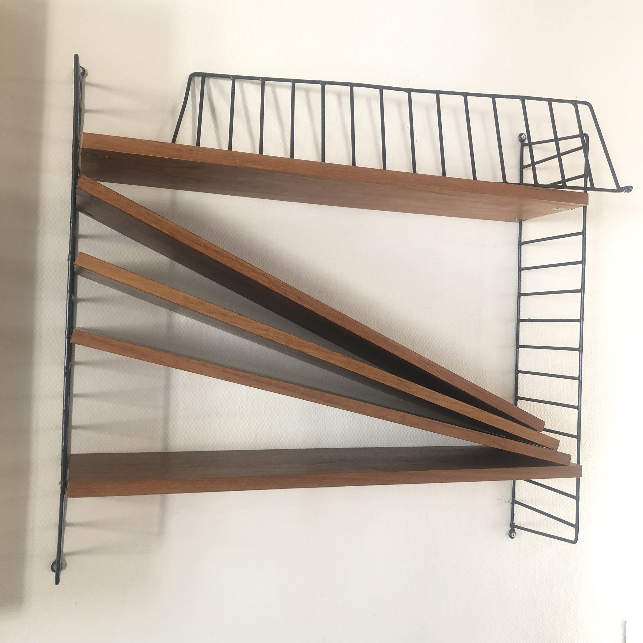 Shelf String icon of Scandinavian design designed by architect nils strinning and his wife kajsa