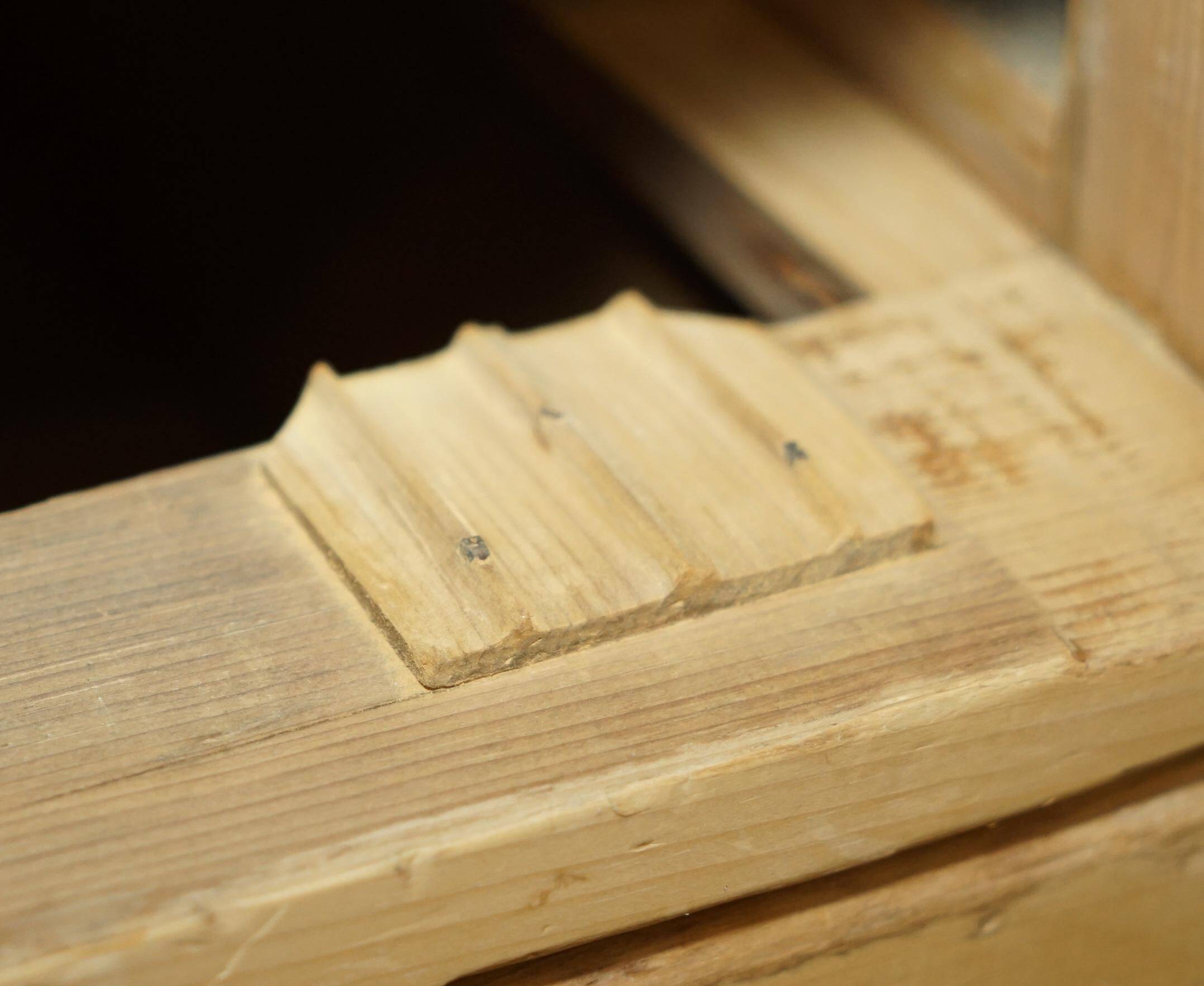 Georgian Governess Drawers Circa 1800 Pine Sideboard