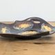 Large vintage ceramic bowl from Vallauris – Brown and orange glaze