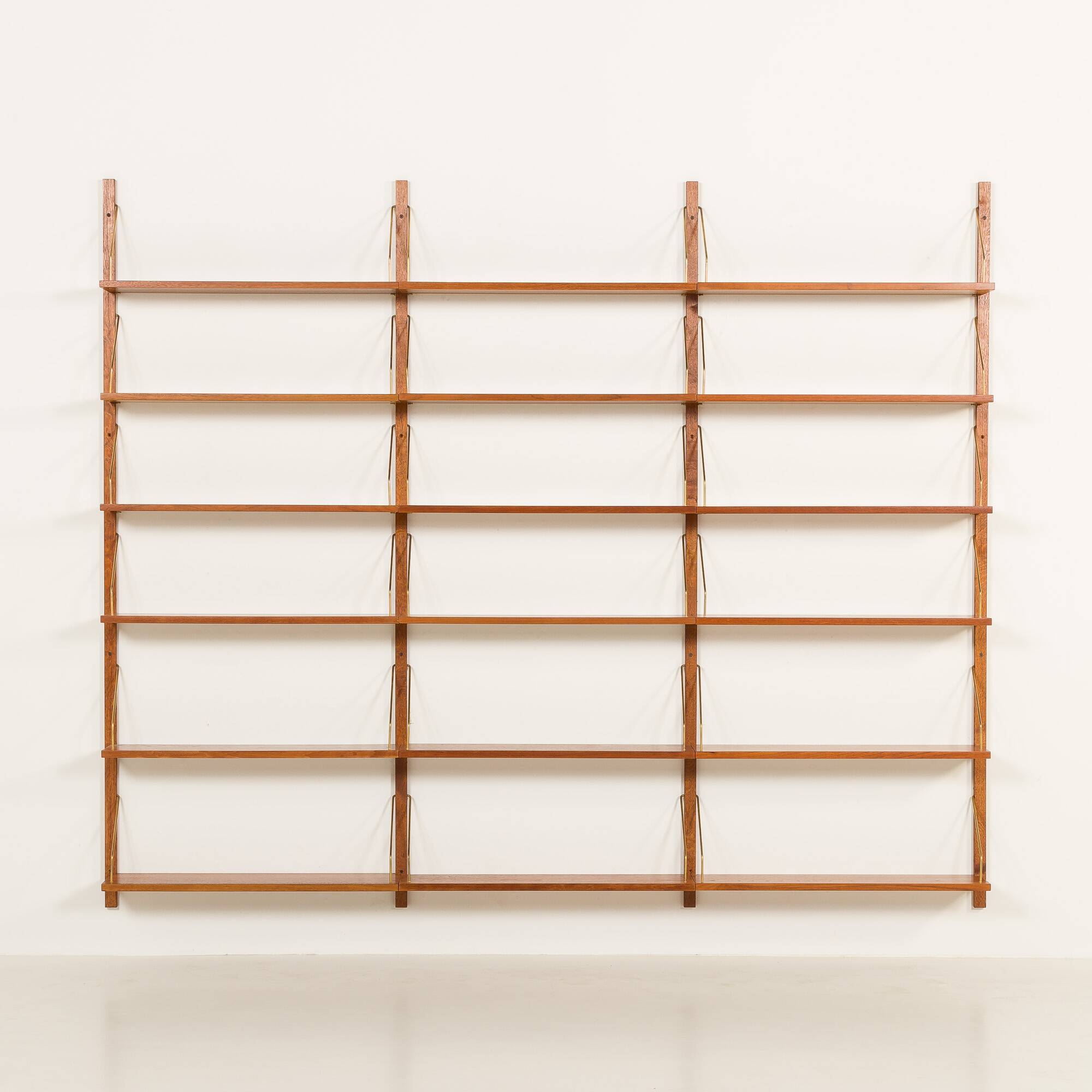 Danish teak shelving unit attr. to PS System, Randers, Denmark, 1960s