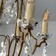 Lustre pampilles en cristal style Louis XVI, XXème
