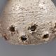 Two ceramic hanging lamps, in creamy white color, looking almost like coral