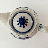 Teapot Russian earthenware gzhel